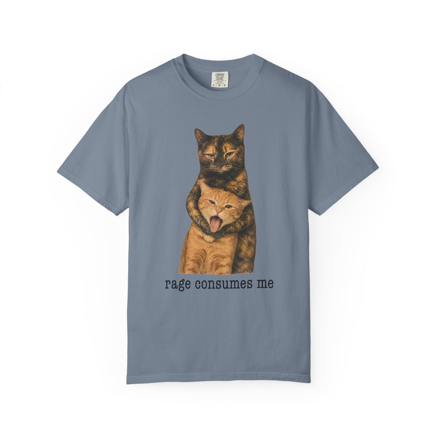 Rage Consumes Me Tortie Cat T-Shirt
