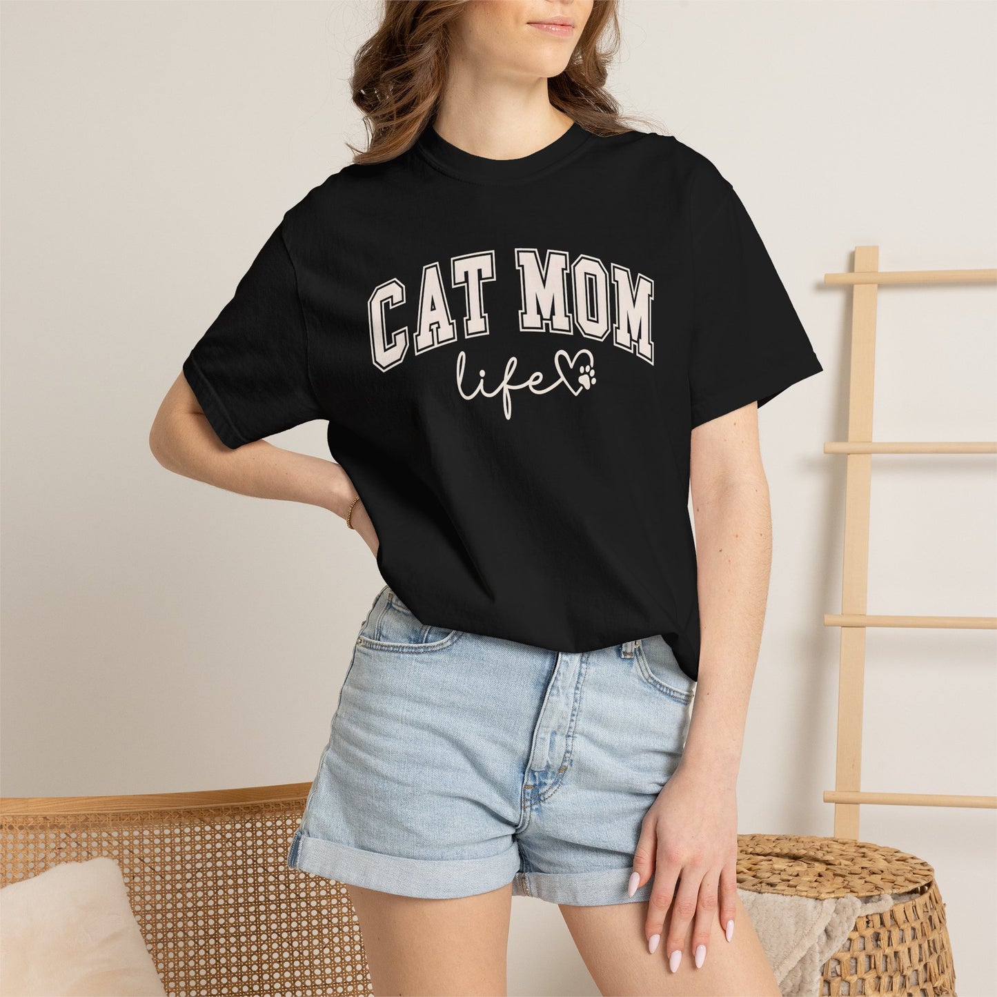 Cat Mom Life Cat T-Shirt