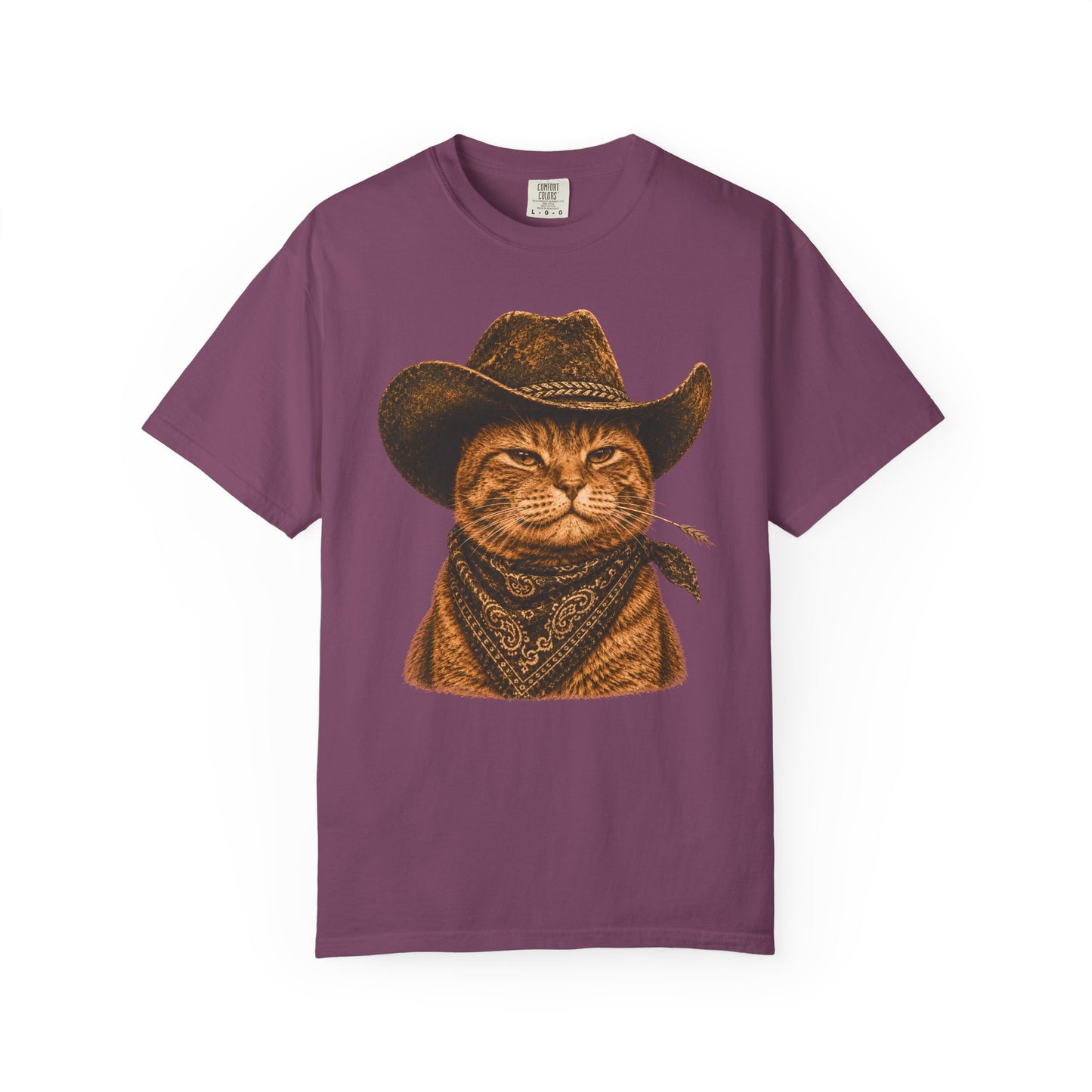 Cowboy Orange Cat T-Shirt