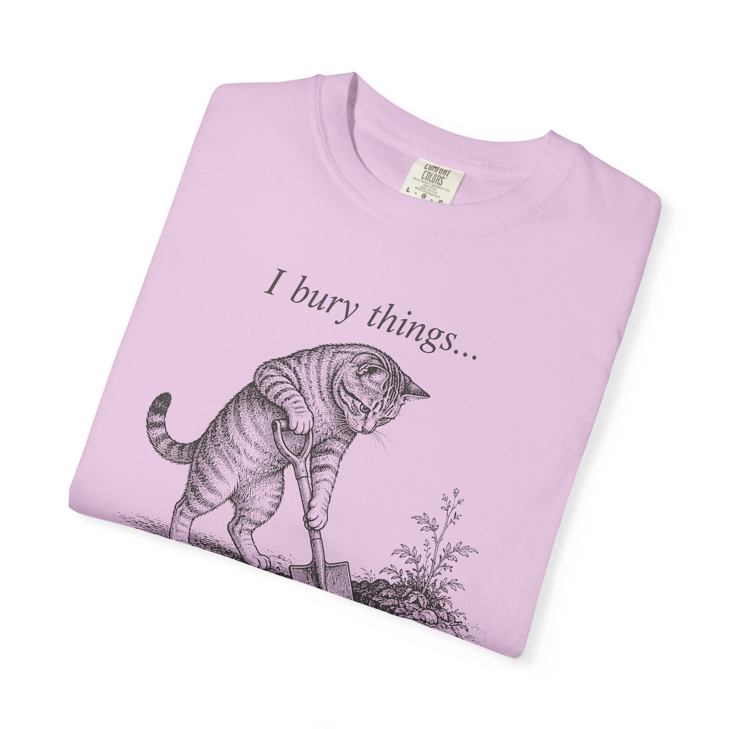 I Bury Things Cat T-Shirt