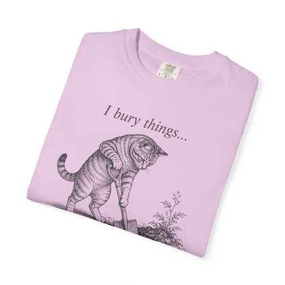I Bury Things Cat T-Shirt