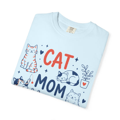 Orange & Tortie Cat Mom Club T-Shirt