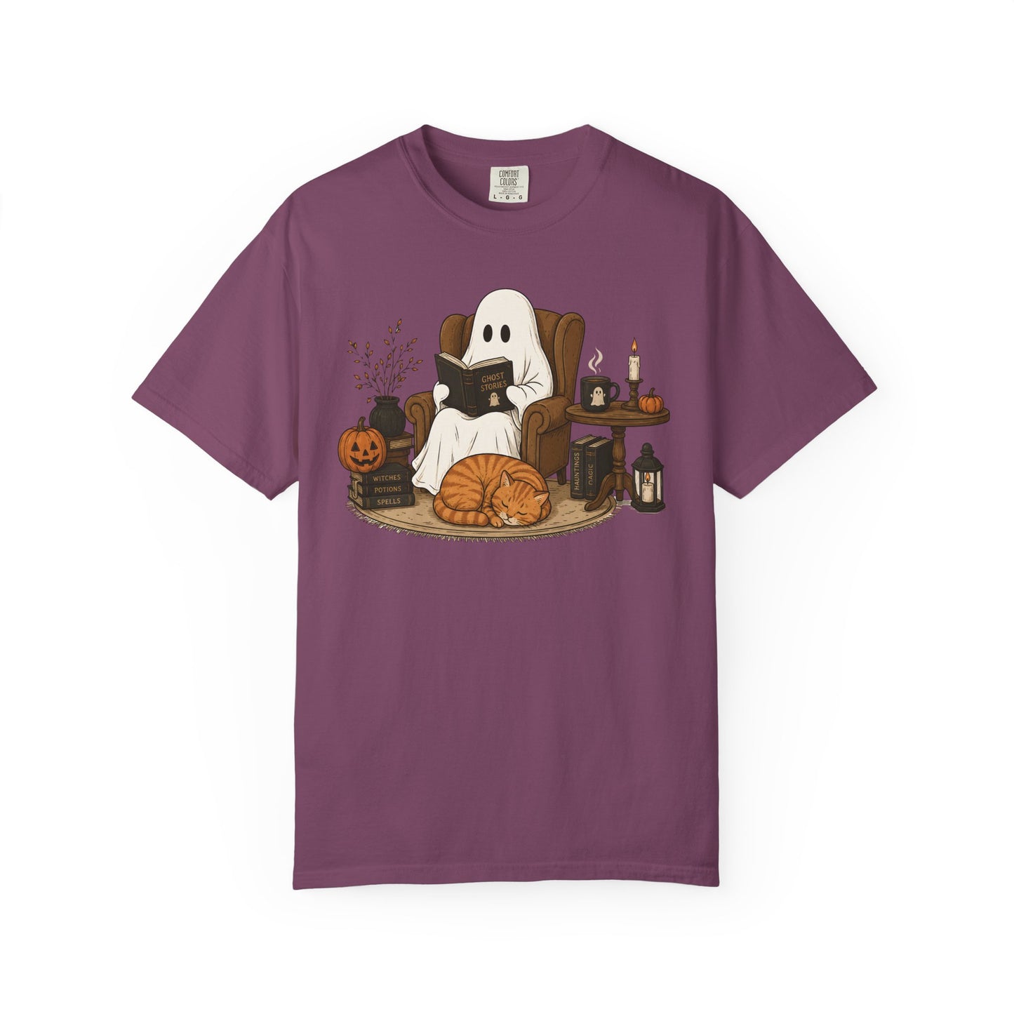 Cozy Ghost Cat T-Shirt