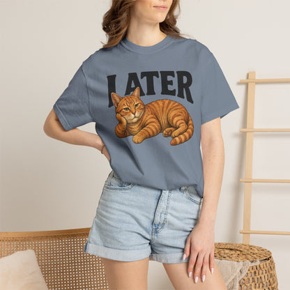 Later Orange Cat T-Shirt