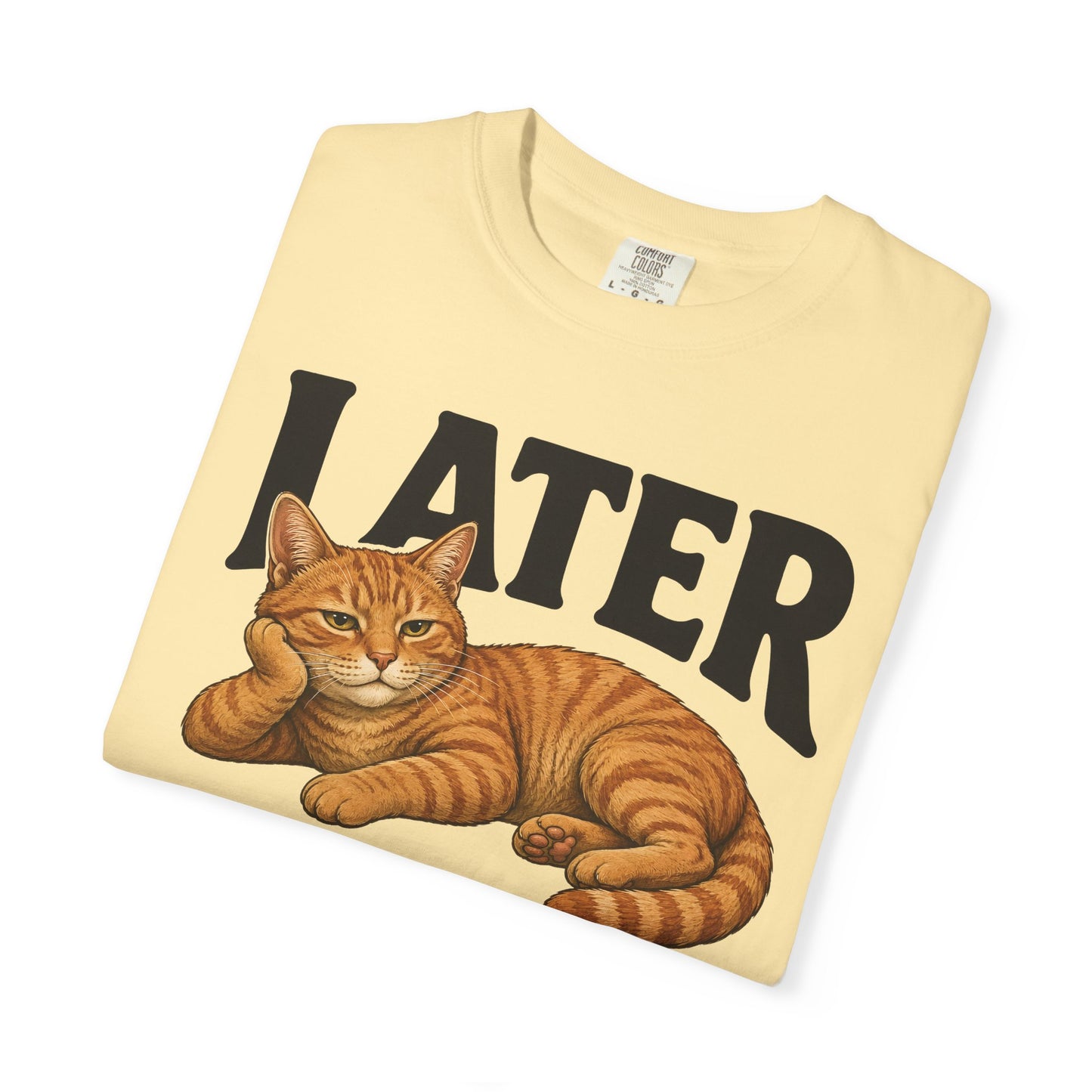 Later Orange Cat T-Shirt