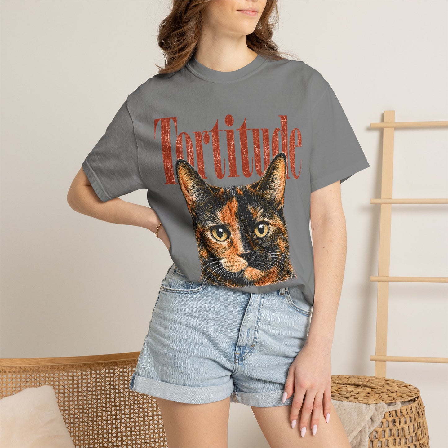 Tortitude Tortie Cat T-Shirt