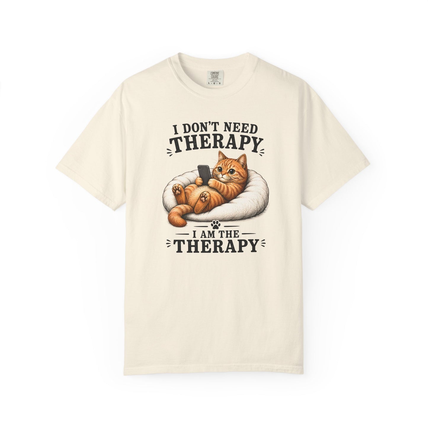 Therapy Orange Cat T-Shirt