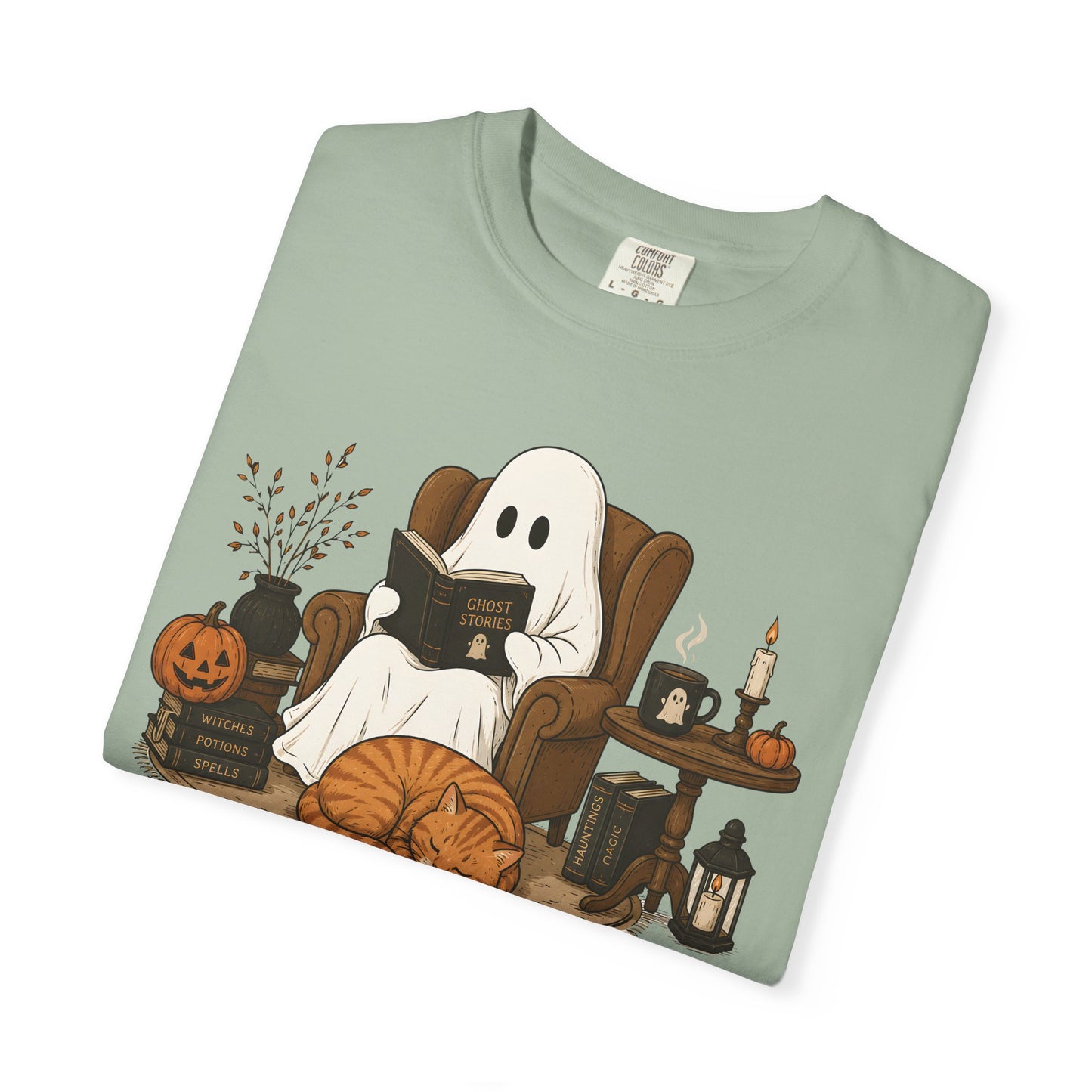 Cozy Ghost Cat T-Shirt