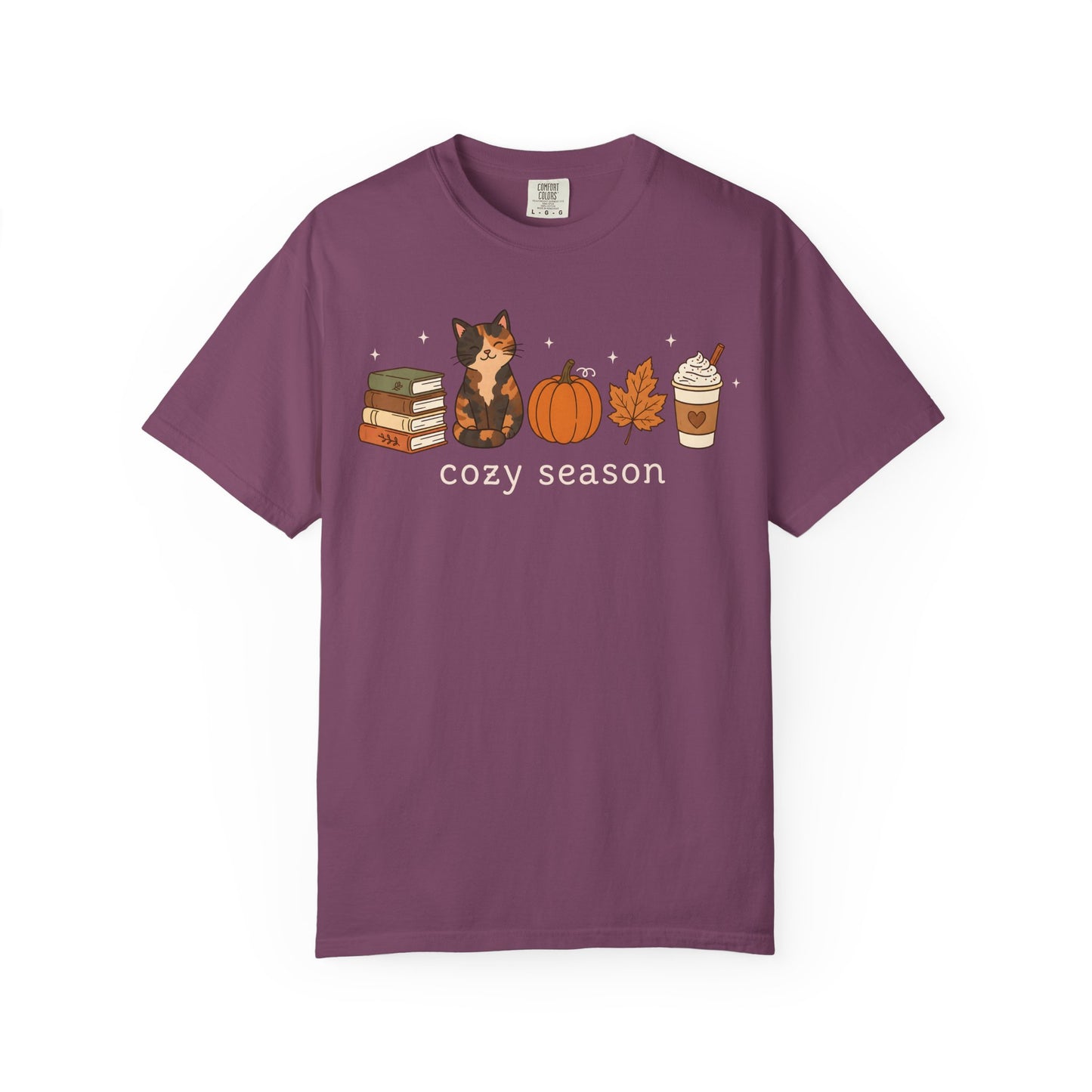 Cozy Season Tortie Cat T-Shirt