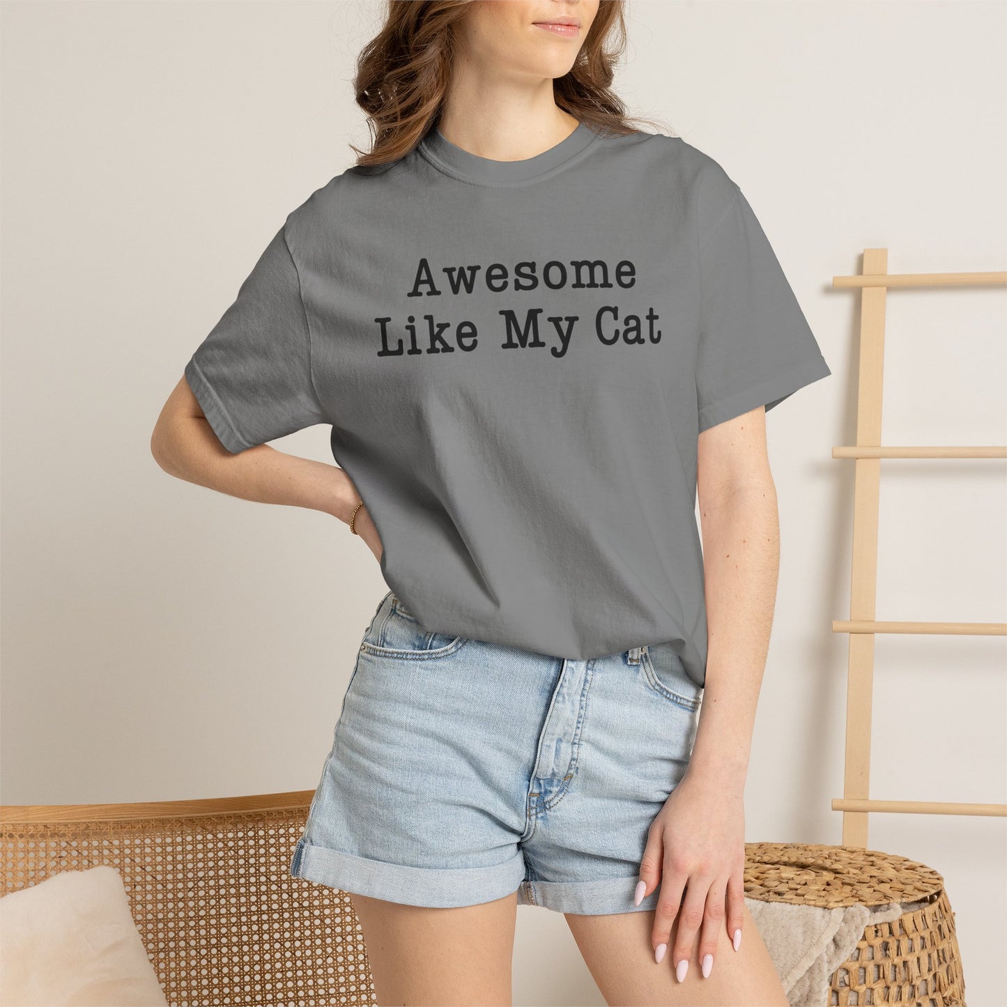 Awesome Like My Cat T-Shirt