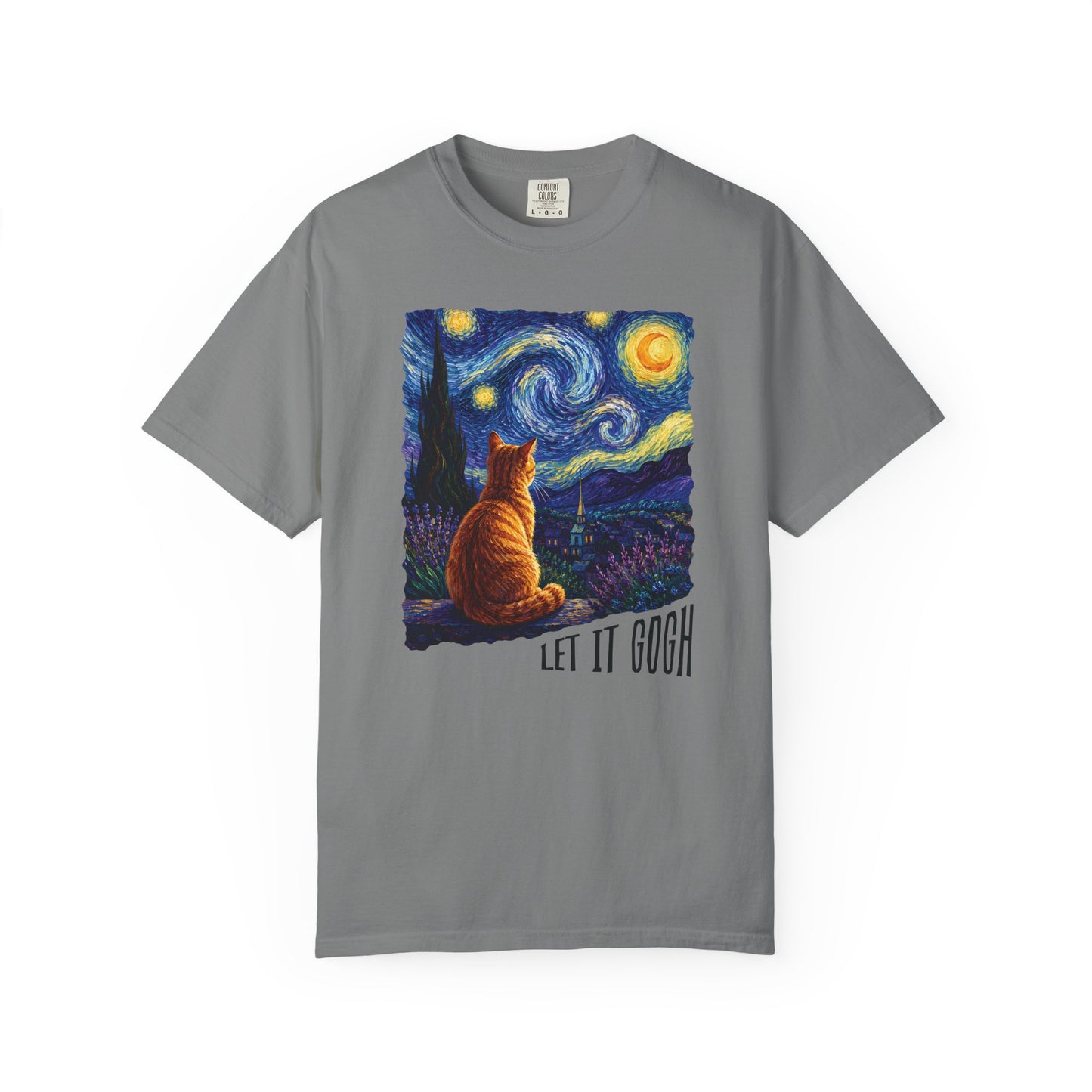 Let It Gogh Orange Cat T-Shirt