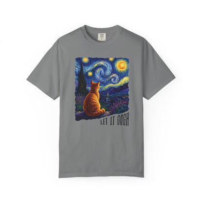 Let It Gogh Orange Cat T-Shirt