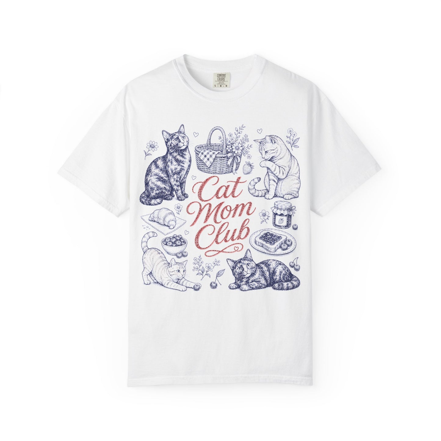 Tortie Cat Mom Club T-Shirt