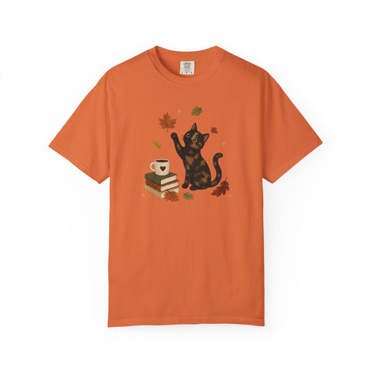 Cozy Fall Tortie Cat T-Shirt