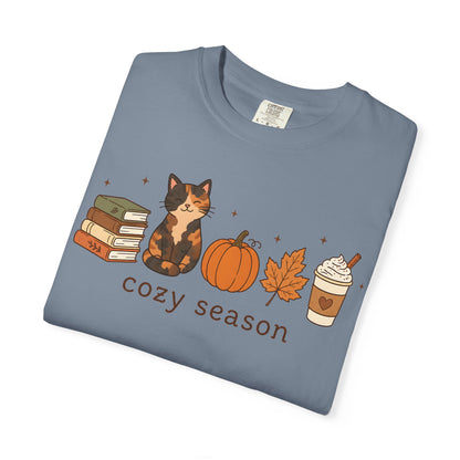 Cozy Season Tortie Cat T-Shirt