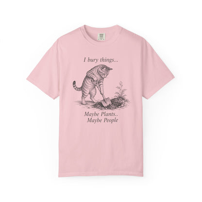 I Bury Things Cat T-Shirt
