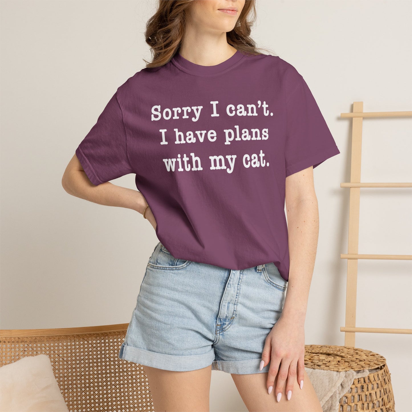 Sorry I Can’t Cat T-Shirt