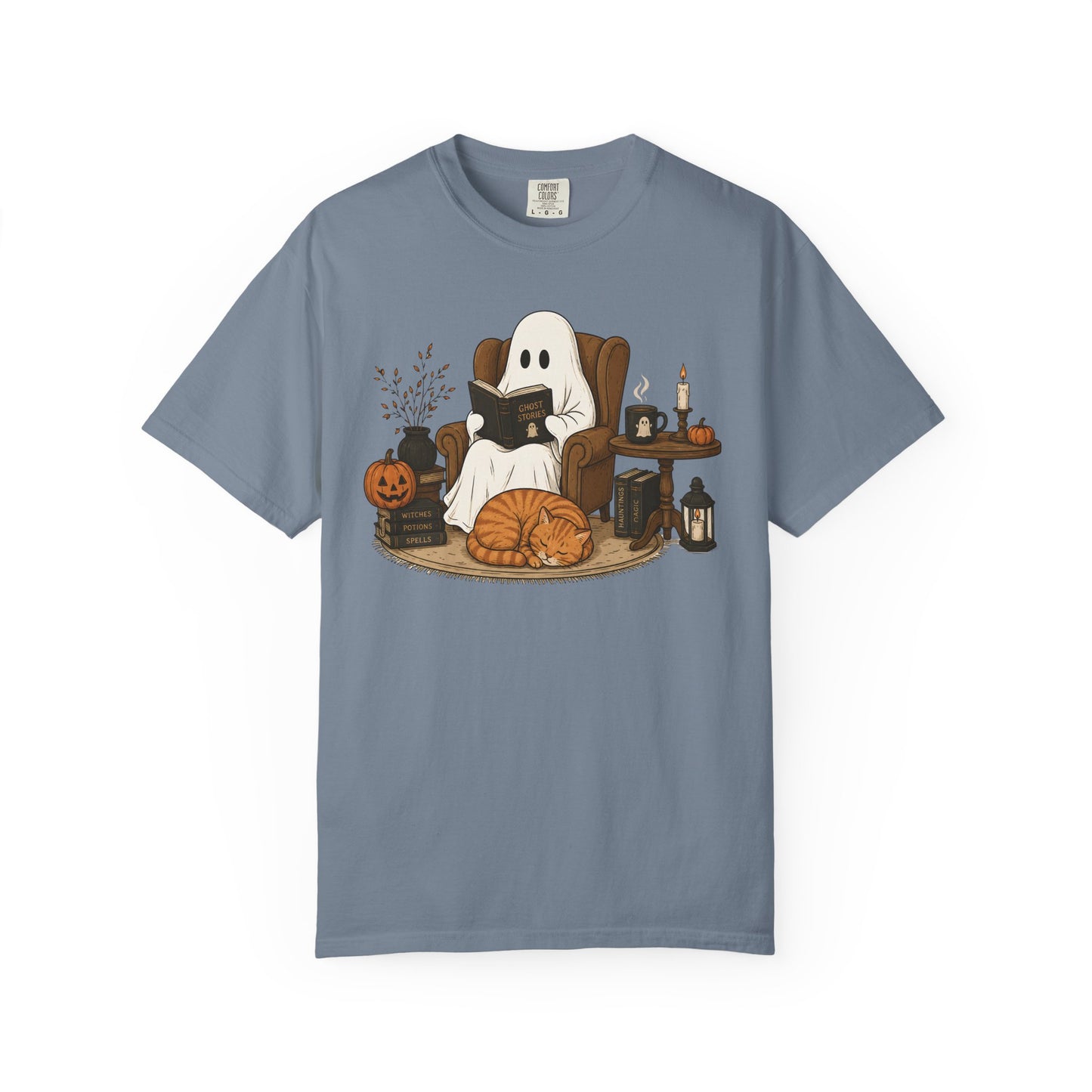 Cozy Ghost Cat T-Shirt