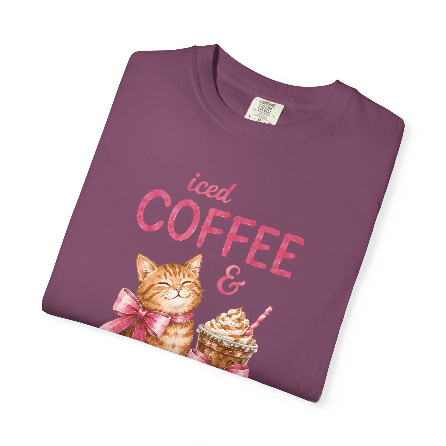 Iced Coffee & Sunshine Cat T-Shirt