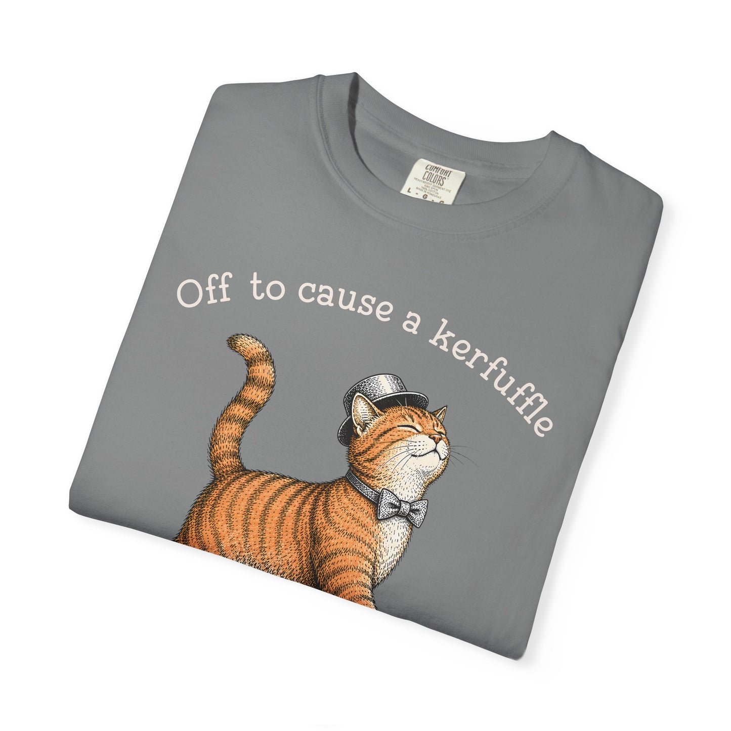 Off to cause a kerfuffle Cat T-Shirt
