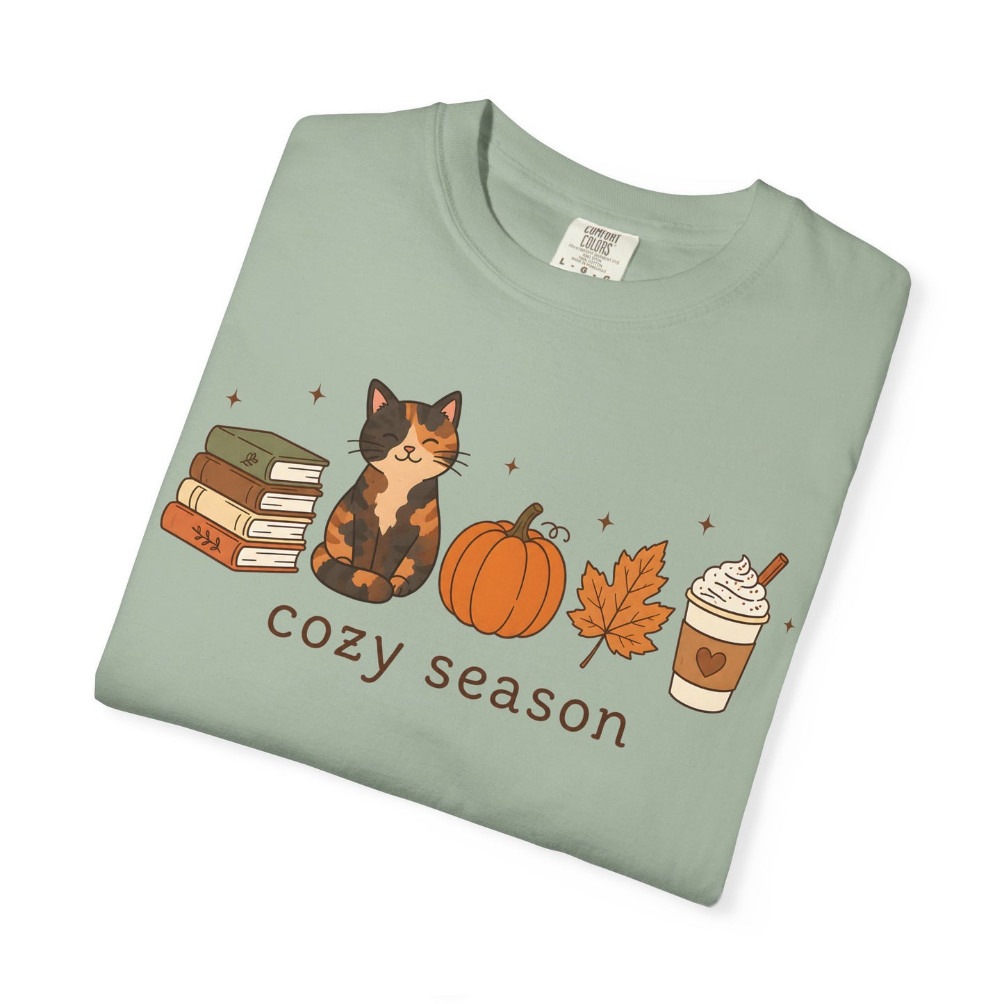 Cozy Season Tortie Cat T-Shirt