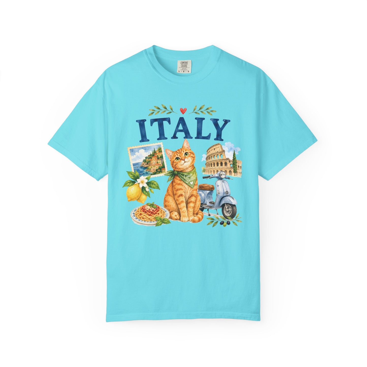 Ciao Bella Orange Cat T-Shirt