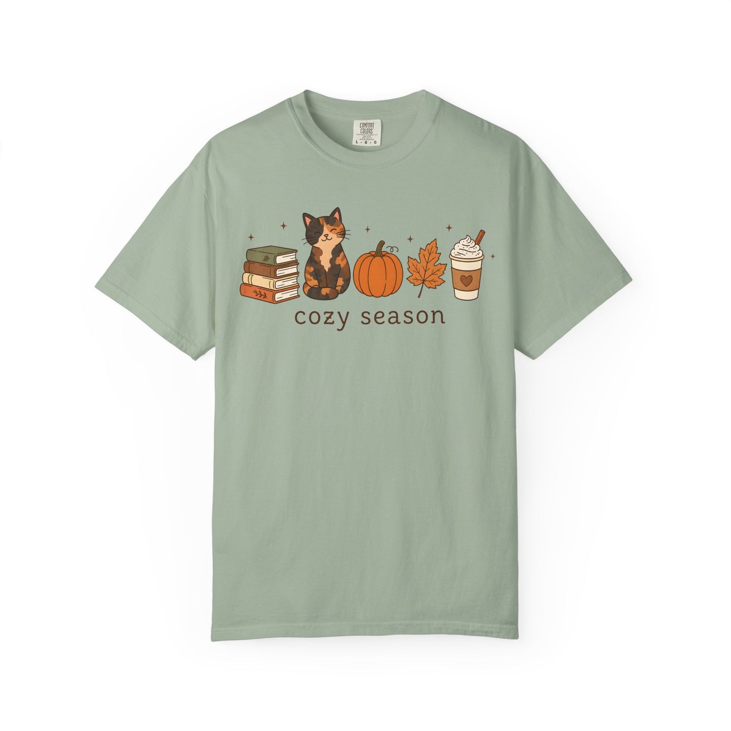 Cozy Season Tortie Cat T-Shirt