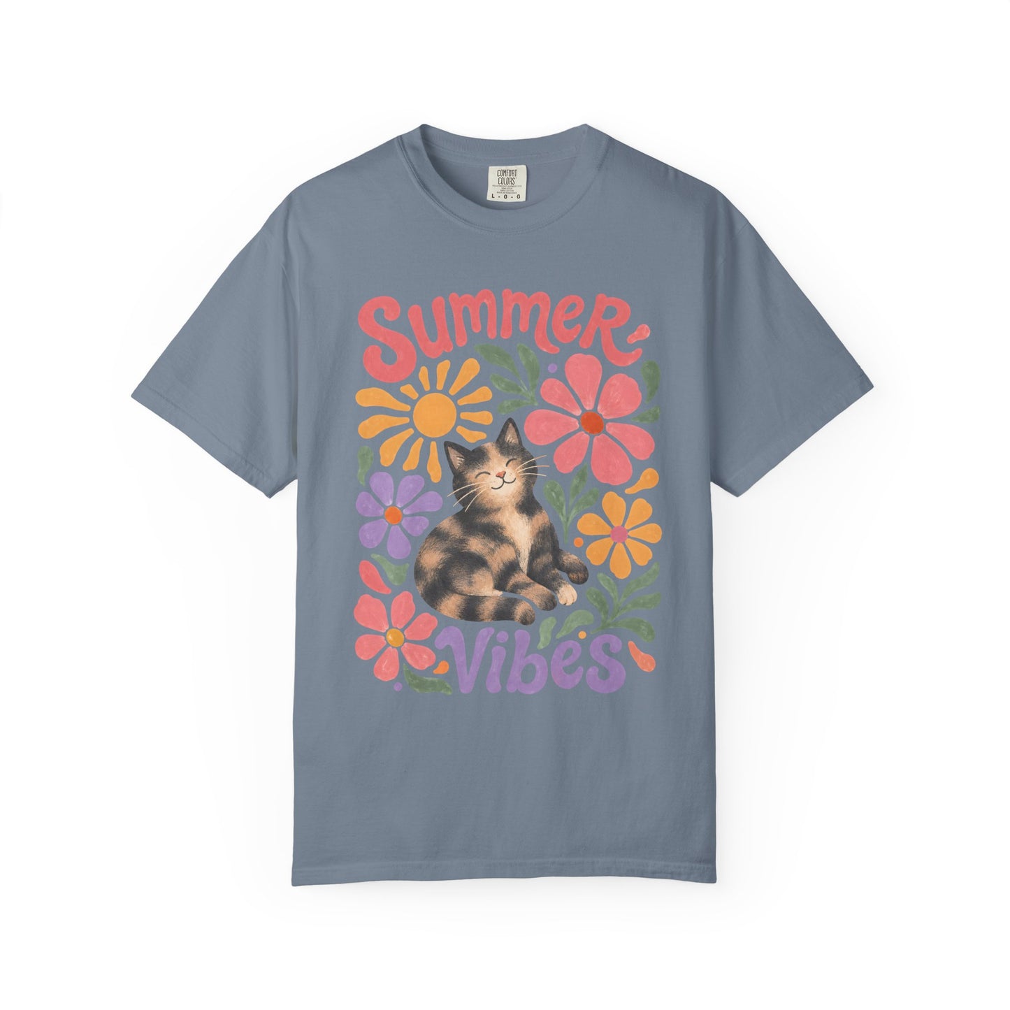 Summer Tortie Cat T-Shirt
