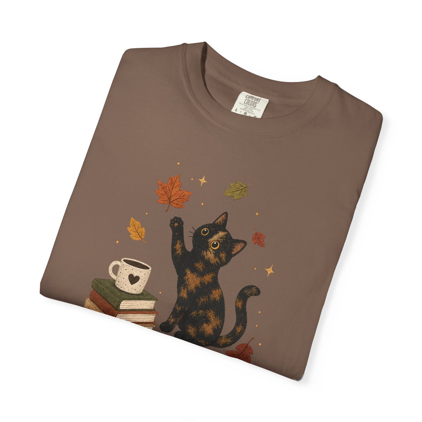 Cozy Fall Tortie Cat T-Shirt