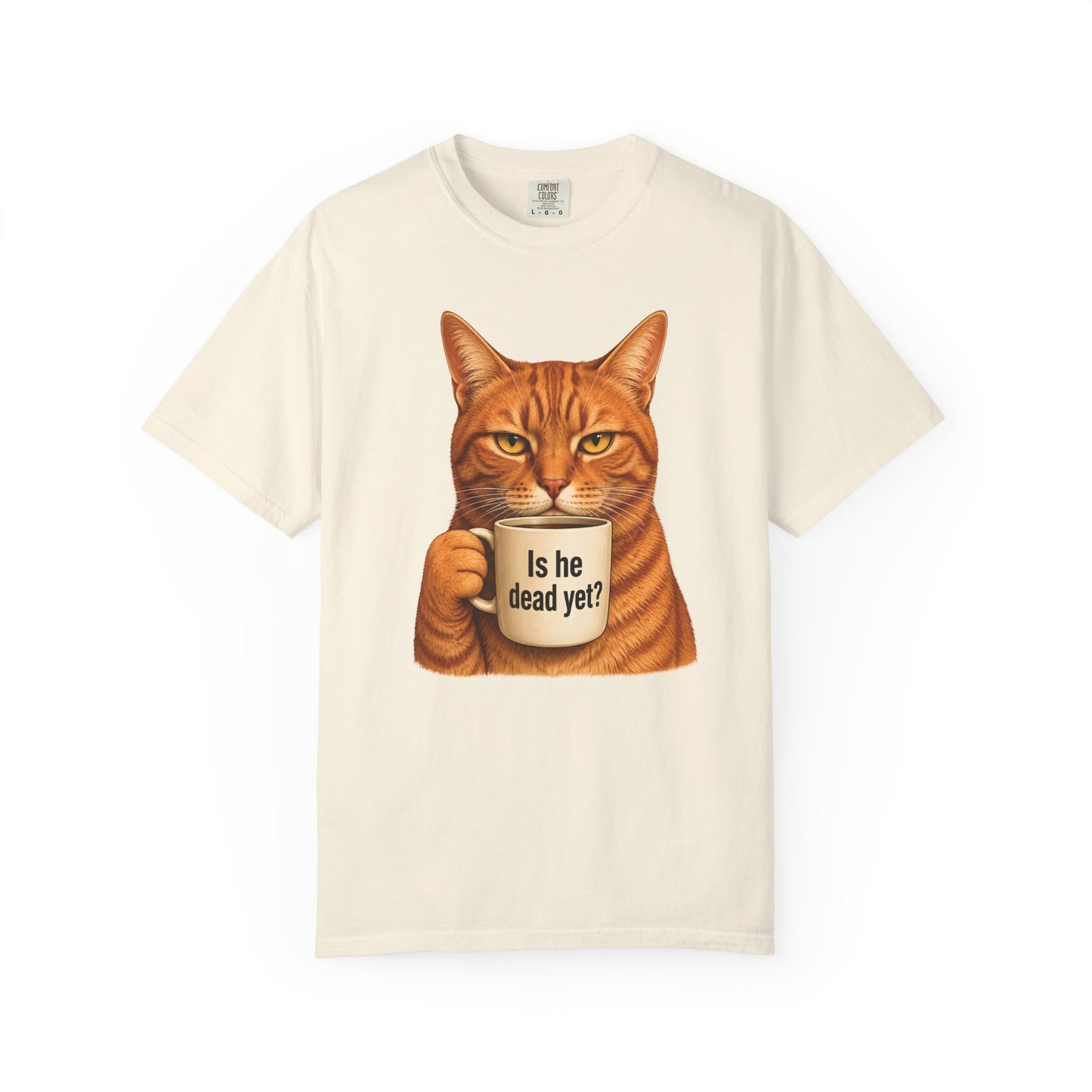 Is He Dead Yet Cat T-Shirt