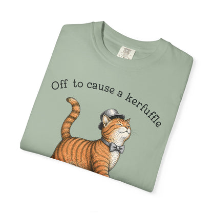 Off to cause a kerfuffle Cat T-Shirt