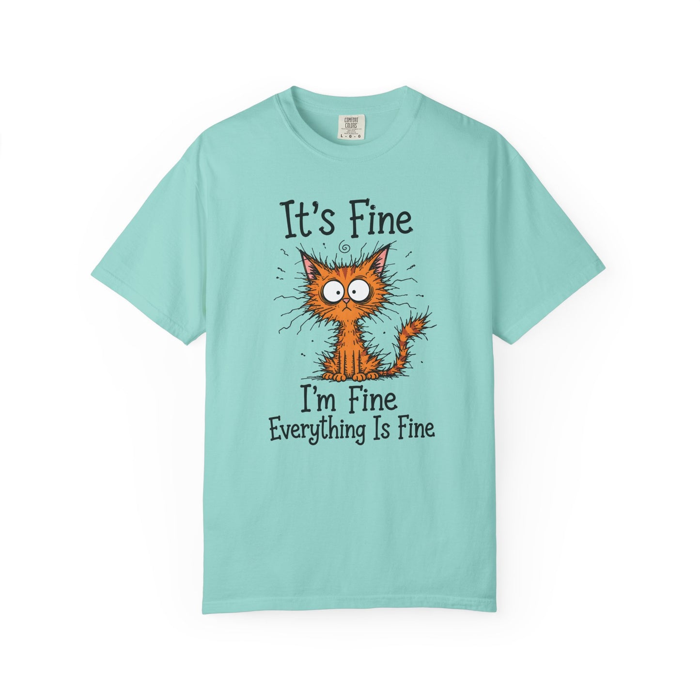 It’s Fine Orange Cat T-Shirt
