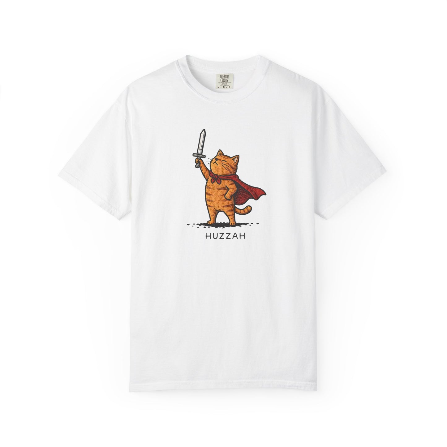 Huzzah Orange Cat T-Shirt