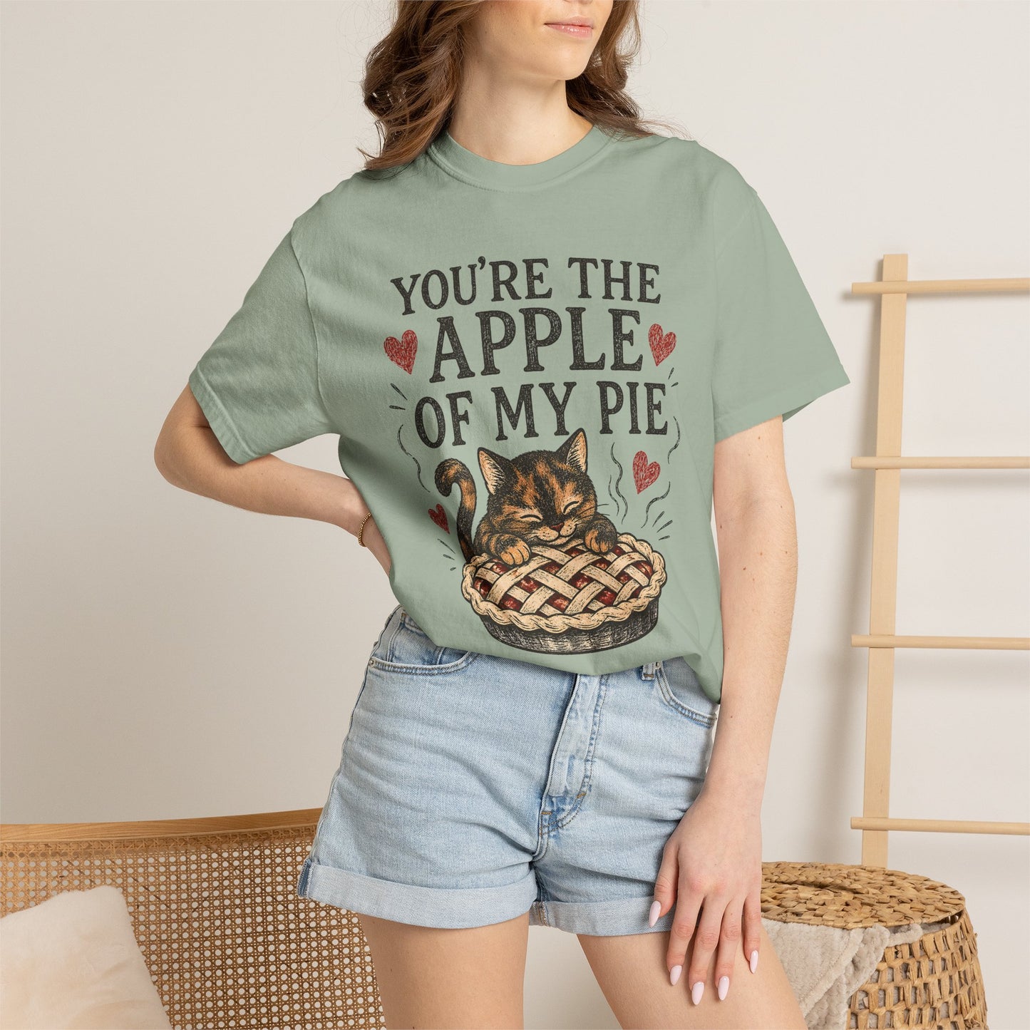 Apple of My Pie Tortie Cat T-Shirt