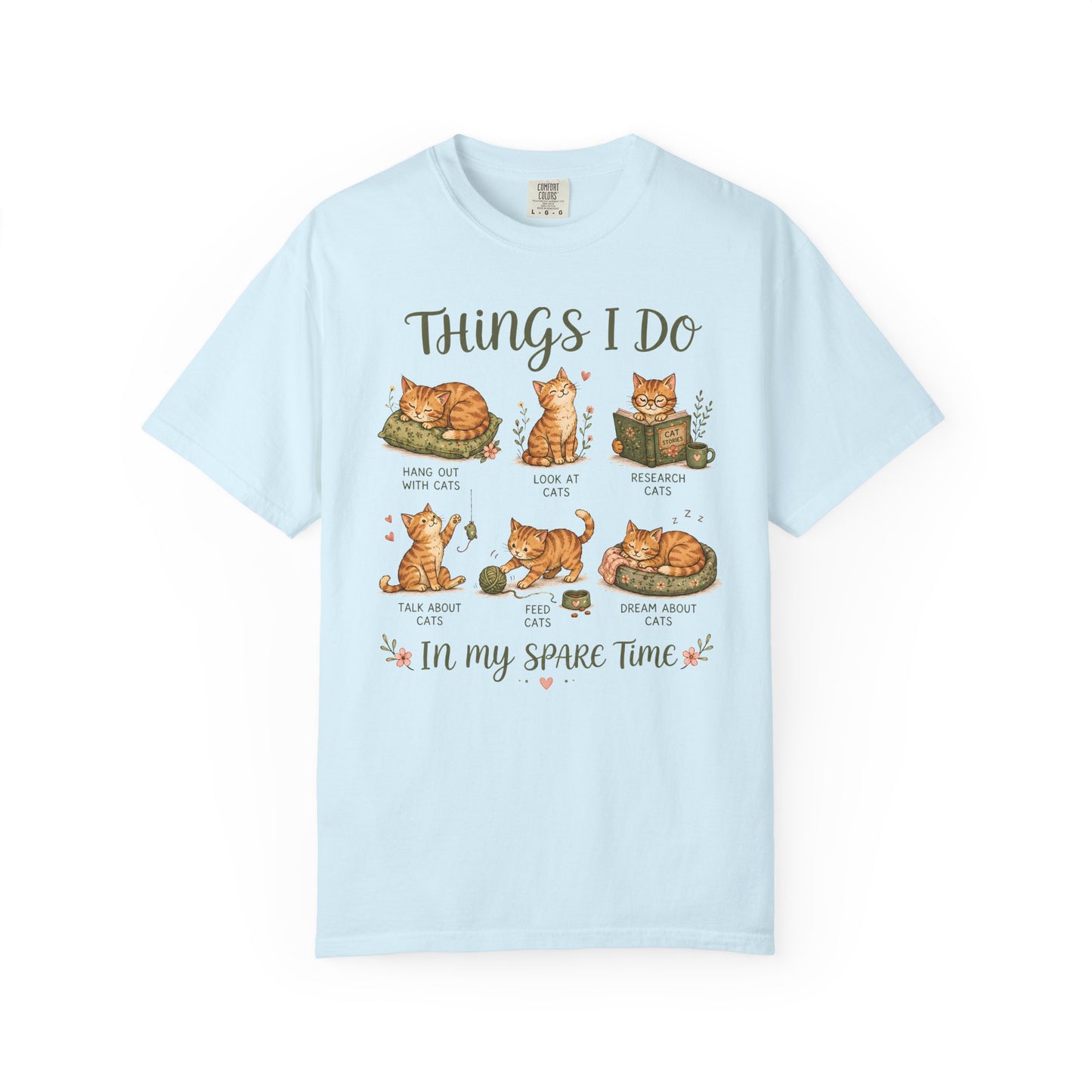 Spare Time Cat T-Shirt