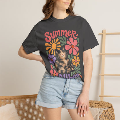 Summer Tortie Cat T-Shirt