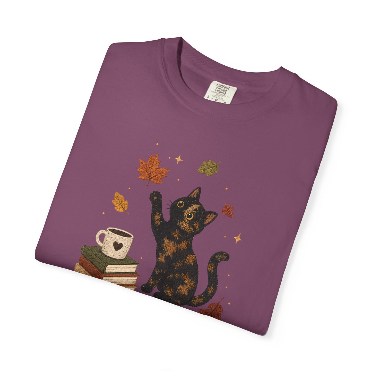 Cozy Fall Tortie Cat T-Shirt