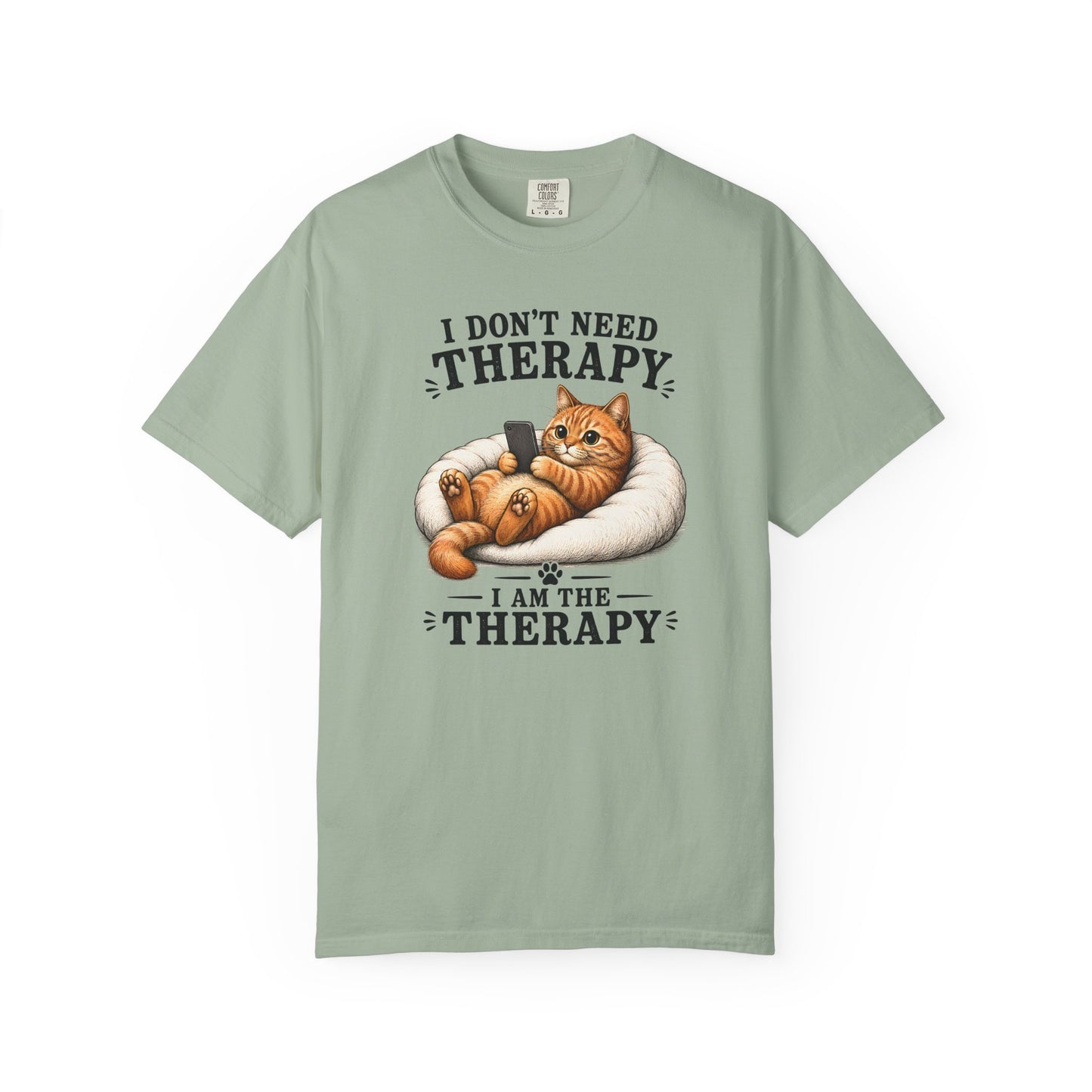 Therapy Orange Cat T-Shirt