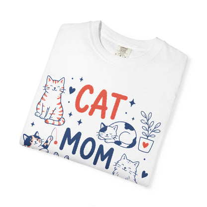 Orange & Tortie Cat Mom Club T-Shirt