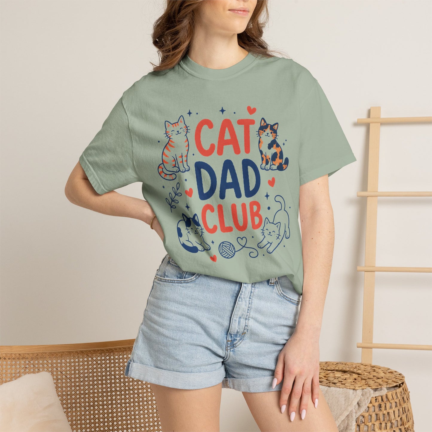 Cat Dad Club T-Shirt