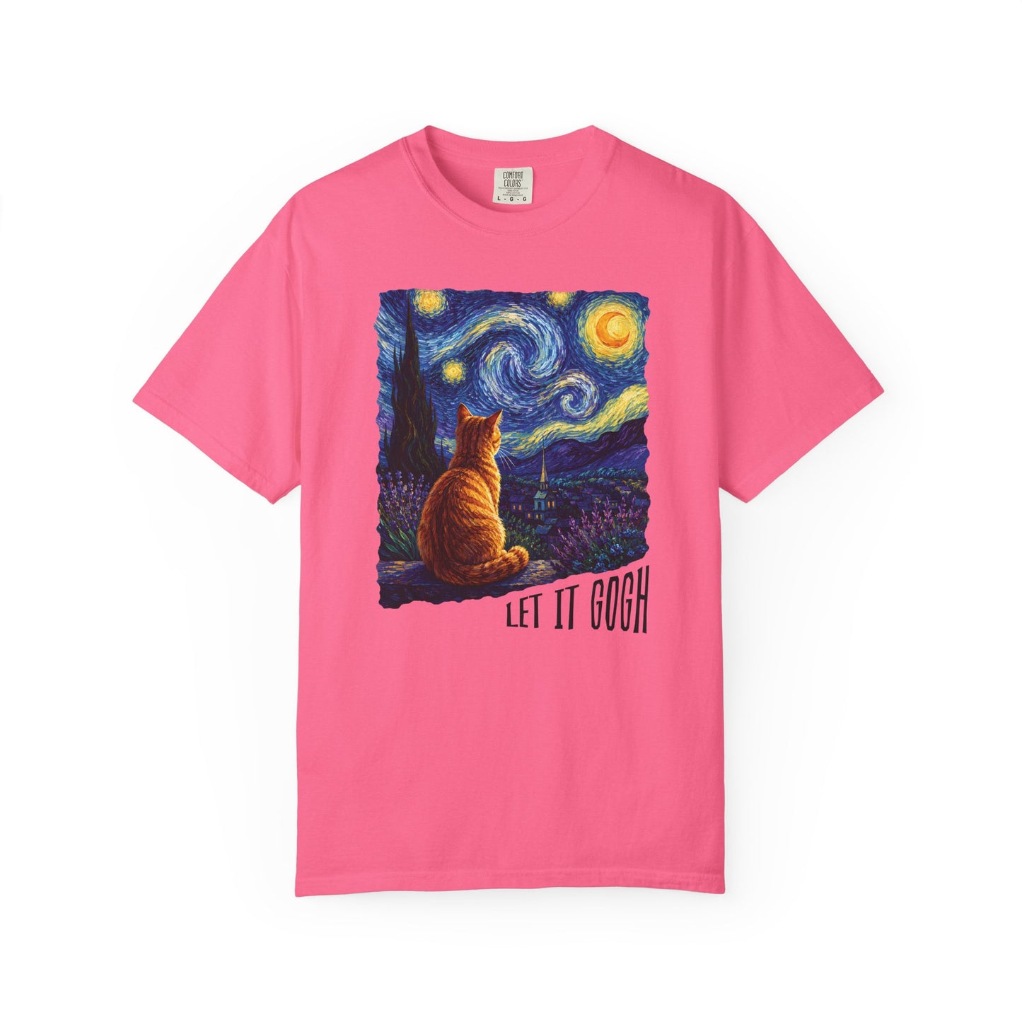 Let It Gogh Orange Cat T-Shirt