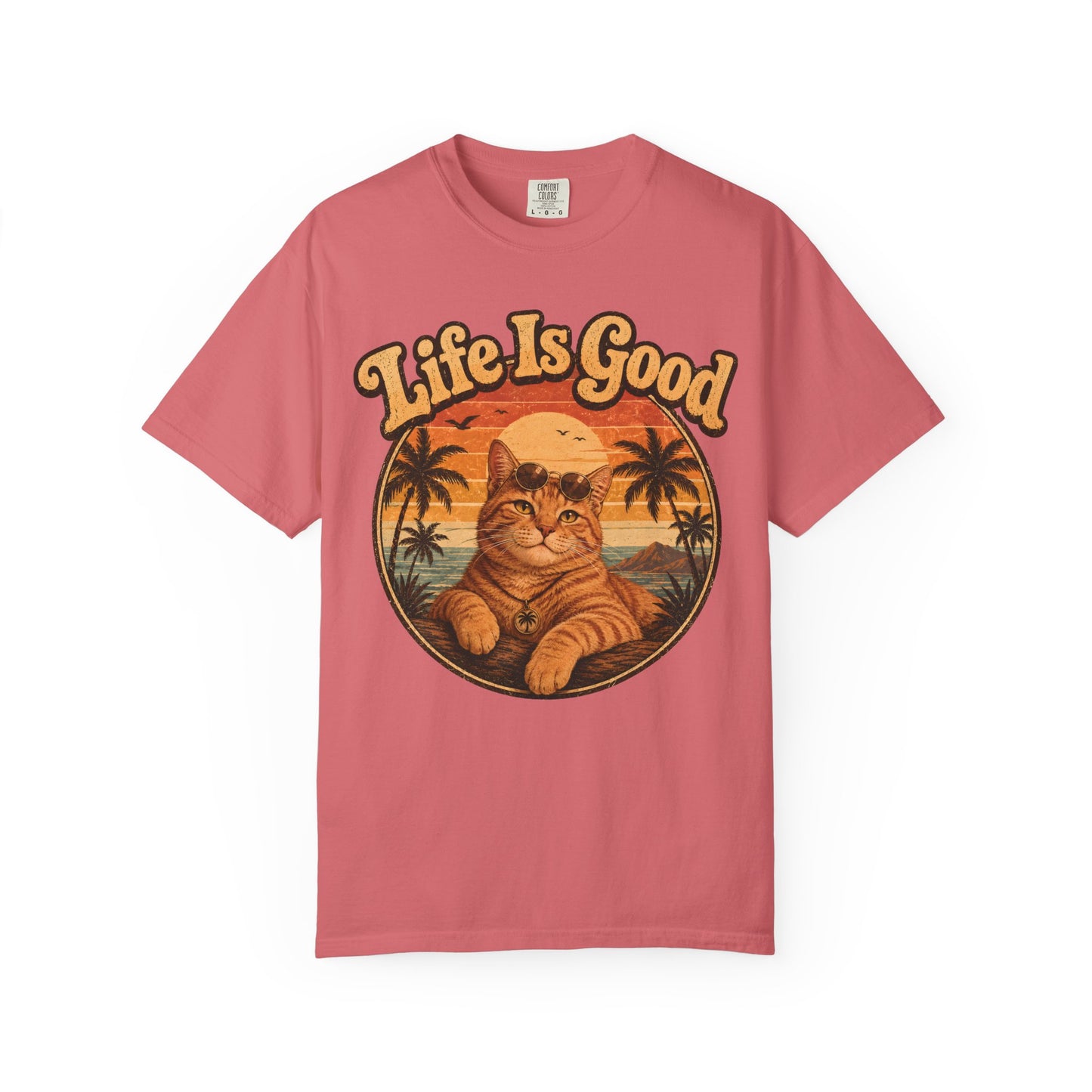 Life Is Good Cat T-Shirt