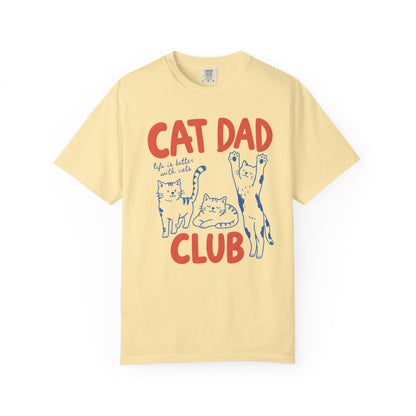 Cat Dad Club T-Shirt