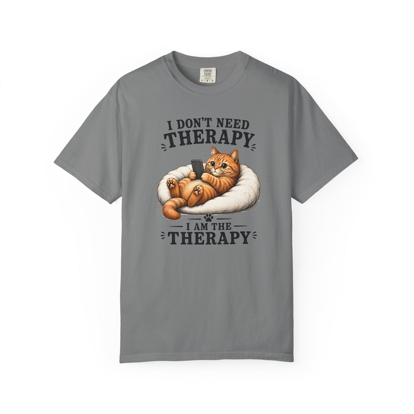 Therapy Orange Cat T-Shirt