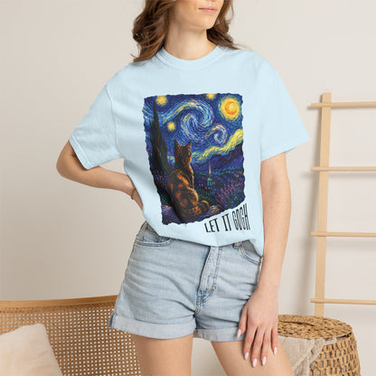 Let It Gogh Tortie Cat T-Shirt