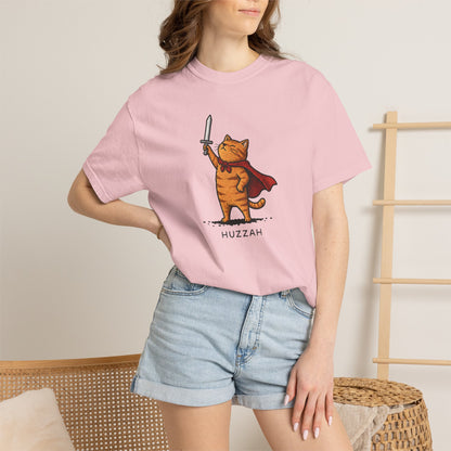 Huzzah Orange Cat T-Shirt