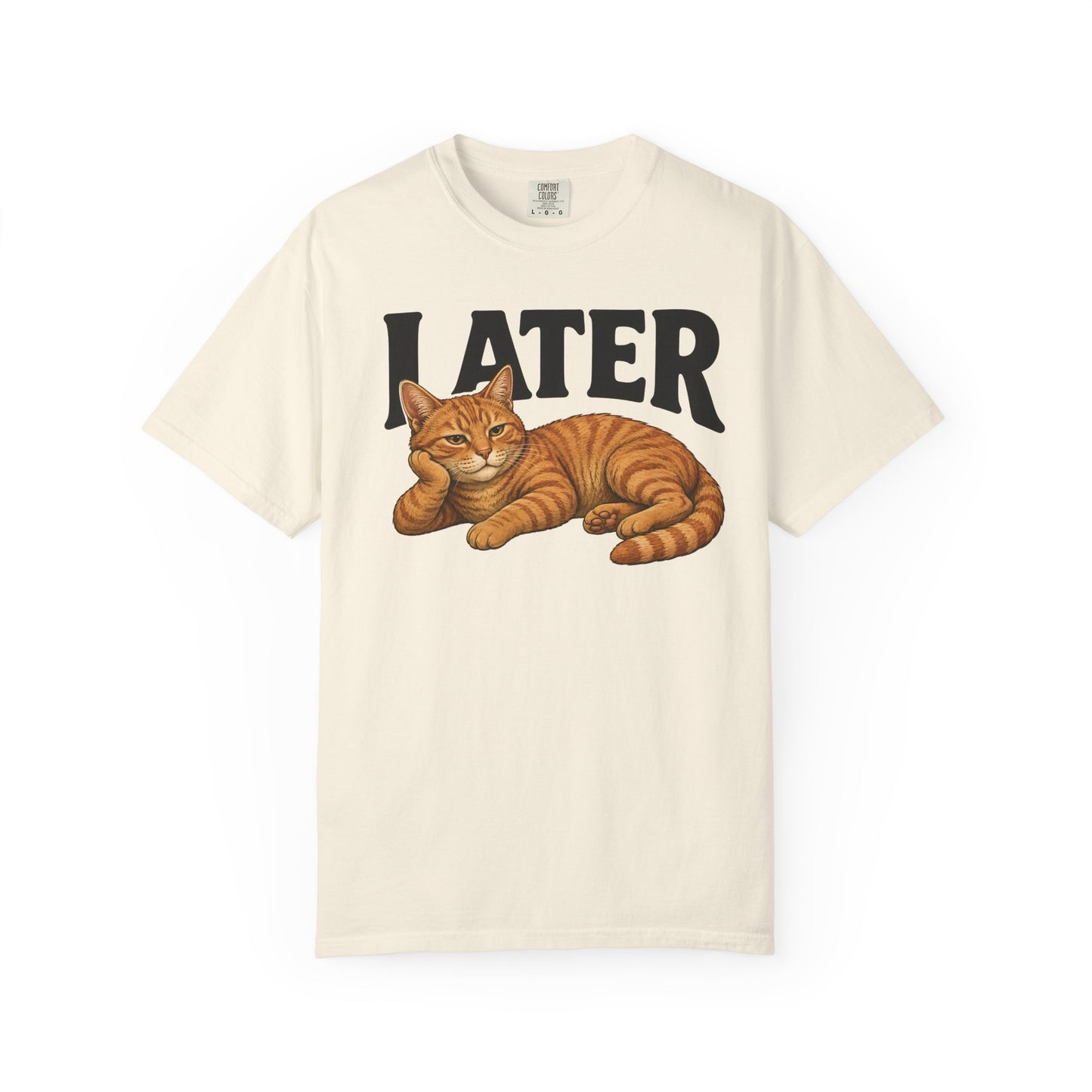 Later Orange Cat T-Shirt
