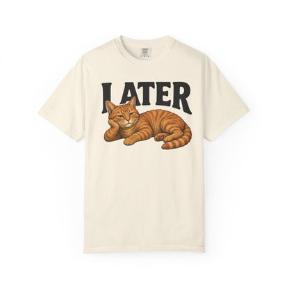 Later Orange Cat T-Shirt