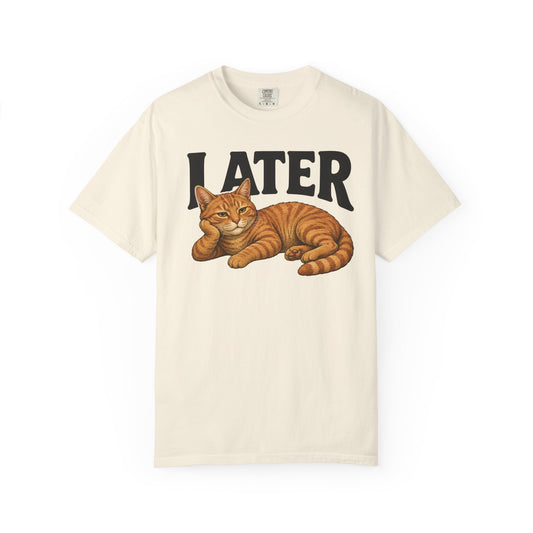 Later Orange Cat T-Shirt