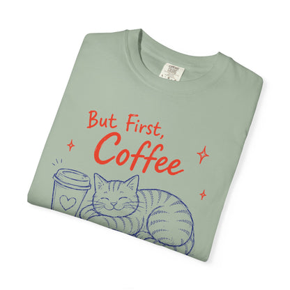 But First Coffee Cat T-Shirt